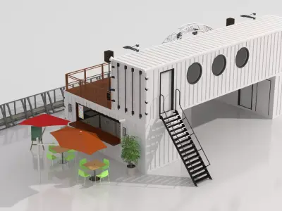 Container Scene Theater 3D model