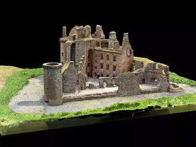Caerlaverock Castle 3D model