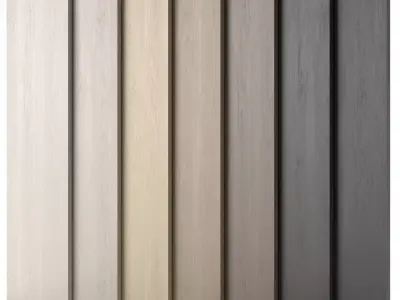 Wood materials Oak - 7 colors - set 10 Texture