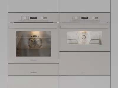 Miele Appliance  Microwave Oven Warming drawer 3D model