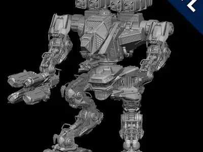 Rhino - Mech 3D print model