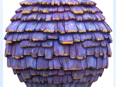 Stylized Roof Seamless Texture Texture