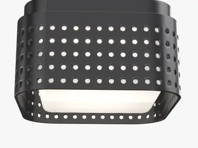 Precision Solitaire LED Flushmount PBR 3D model