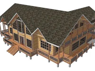 Creative Design-Holiday Cabin-080 3D model