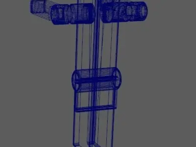 door lock Free low-poly 3D model