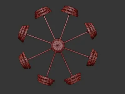 ISTAN chandelier 3D model