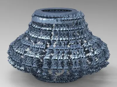 Sci fi swarm cave 1  3D model