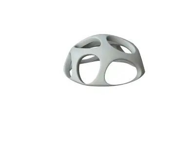 SciFi Cube Object No 51237 Low Poly Shape Low-poly 3D model
