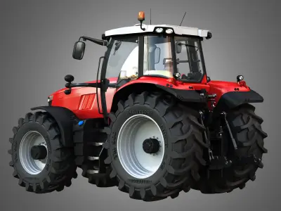 Massey Ferguson -7719 Tractor 3D model