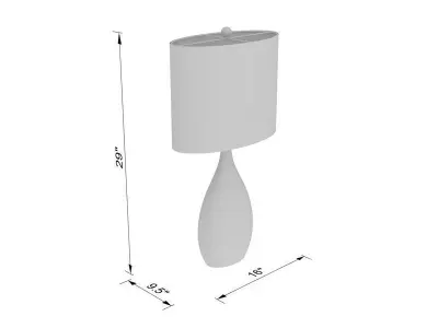 Caldonia Table Lamp 3D model