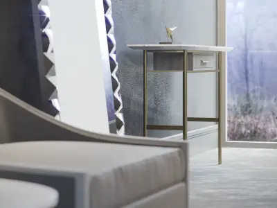 Set 3 - Corona C4D - 4 x Interior Scenes 3D Model Pack