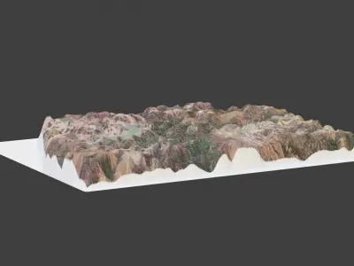 Arizona State Low-poly 3D model