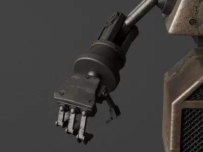 Robot V28 Low-poly 3D model