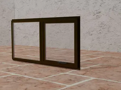 ALUMINUM WINDOW PT126 3D model