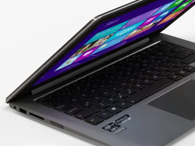 Asus TAICHI 31 convertible hybrid dual-screen ultrabook Low-poly 3D model