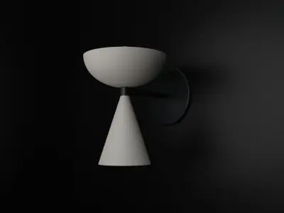 The Molto Wall Lamp Sconce 3D model