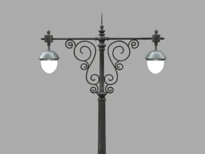 Street lamp 3D model