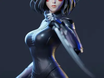 ALITA CHARACTER BY ESM 3D print model