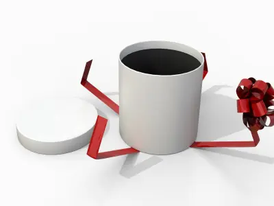  Gift Boxes - Vertical Variety with Tied Ribbon Rosette 