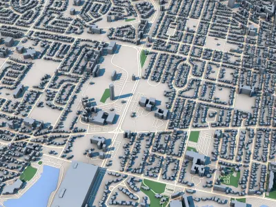 Kingston City Canada 3D model