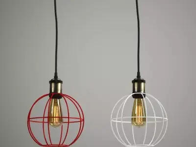 Hanging Lamp LOFT HOUSE P-68 3D model