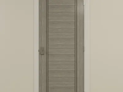 Seattle Interior Door Set Low-poly 3D model