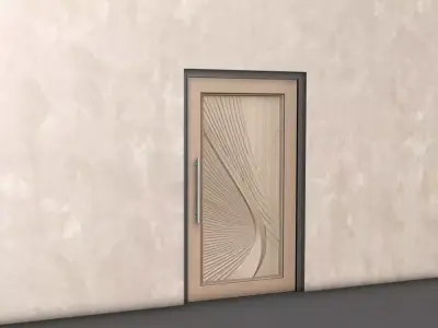Modern Door  3D print model