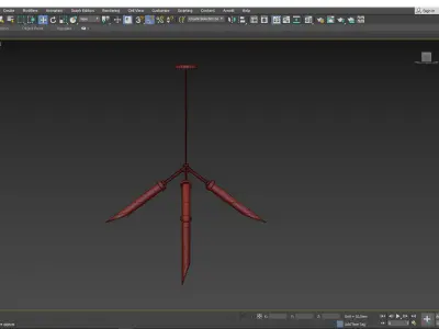 Spur LED Pendant Light Low-poly 3D model