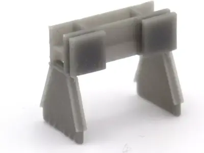 HO Scale Buffer stop 1 train model 3D print model