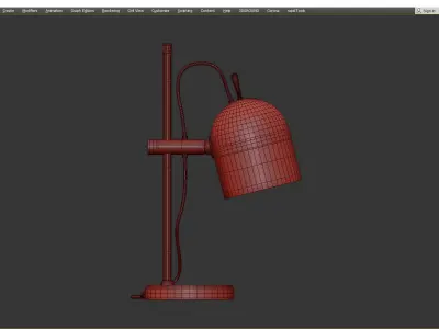 Dave Table Lamp Low-poly 3D model