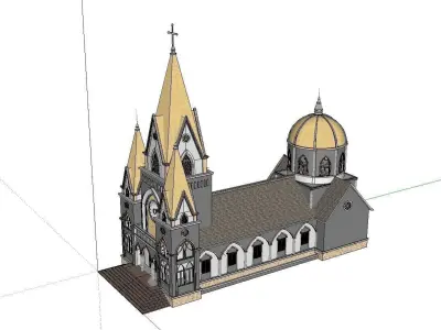 Architecture-Religion-God-Culture-Temple-0112 church 3D model