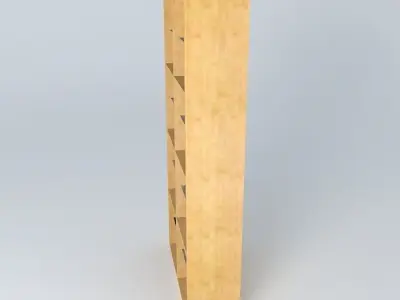 Shelf Cabinet DOORS HREG8FS 22 12 BRW Milano Oak 3D model