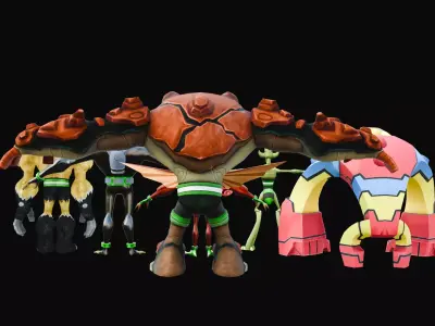 Ben 10 Omniverse 3D Model Pack 3D model