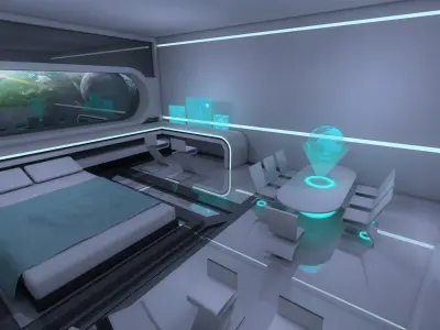 Sci Fi Room 3D model