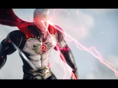 Male Superhero Game Character - Ironsun Low-poly 3D model