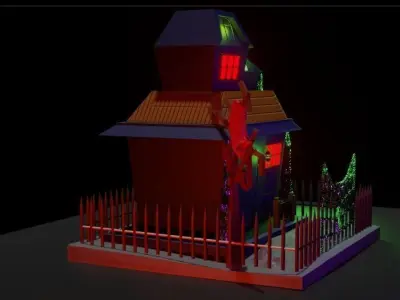 Haunted house  3D model