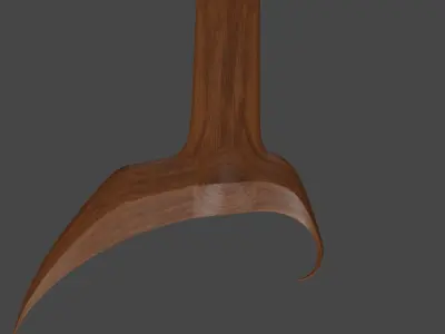 Keris Traditional 3D model