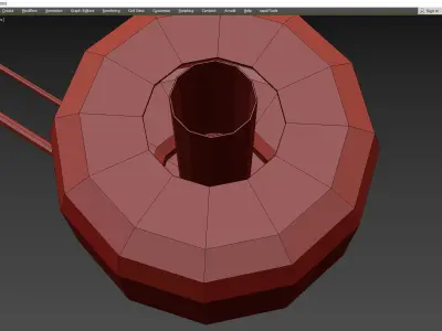 NOLA CHANDELIER Low-poly 3D model