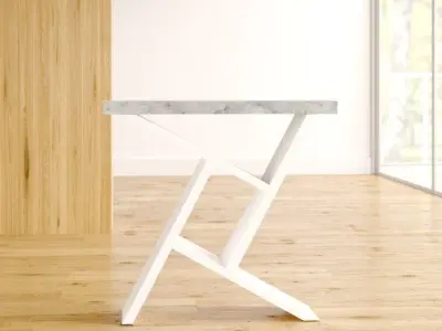 Ayling Accent Table Console 3D model