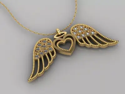 Pendant P182 3D Print Model 3D print model