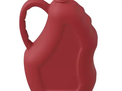Plastic Deluxe Oil Can Toy 3D model