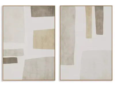 Abstract Painting Frame set 3D model 844