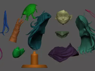 Shiro Bust - Deadman Wonderland 3D print model