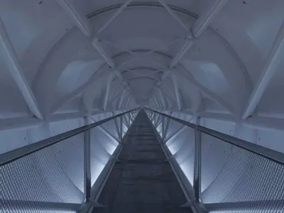 Sci-Fi Tunnel 2 3D model