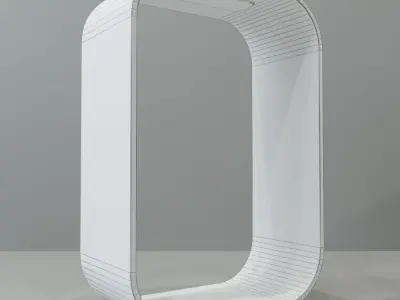 Ttable and floor lamp Haworth Contour Pablo 3D model