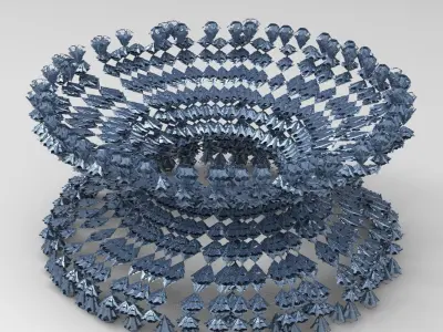Sci fi swarm bridgeway 7 designs  3D model