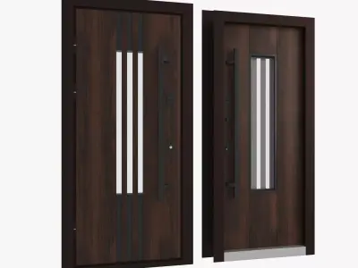 Entrance door Revolution 3D model