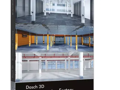 Dosch 3D - Environment - Factory 3D model