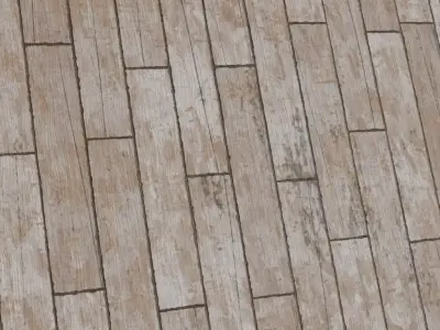 Geometric Nested Triangle Wood Inlay PBR Texture