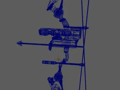 Advanced weapons Bow and Arrow Low-poly 3D model